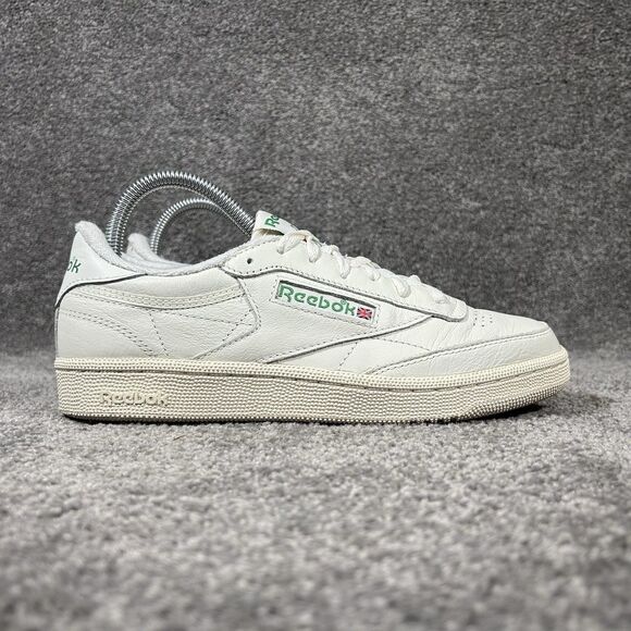 Reebok Club C 85 Vintage Women’s Size 8 White Leather Athletic Shoes Used - Picture 1 of 12